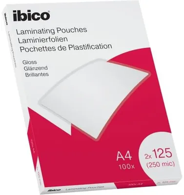 Image de Film de plastification pour A4 125 microns brillant VE=100 pièces transparent