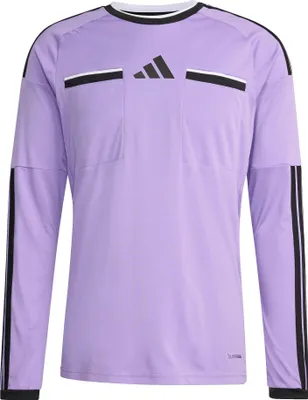 Zdjęcie produktu dla Koszulka sędziowska adidas, długi rękaw, rozmiar XS, kolor: fioletowy/czarny