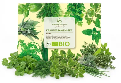 Image de Solidchoice - Coffret de 10 graines de plantes aromatiques biologiques pour le jardin