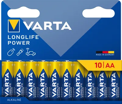 Produktbild von VARTA Alkaline Batterie "LONGLIFE POWER" Mignon AA 10er