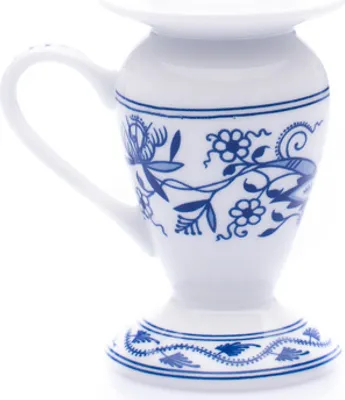 Produktbild von Saphyr, svícen, cibulák, český porcelán, Thun, 9 cm