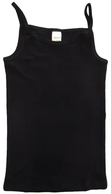 Produktbild von HERMKO 62460 2er Pack Mädchen Trägerhemd Funktionswäsche für Sport und Alltag, Farbe:schwarz, Größe:164
