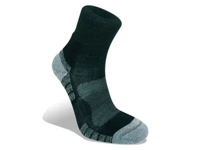Produktbild von Bridgedale Hike LightWeight Merino Performance 3/4 Crew Velikost: M / Barva: schwarz/silber