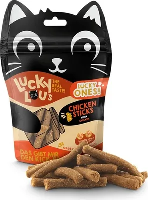 Produktbild von Lucky Lou 44986, Snacks, Katze, Universal, Huhn, 50 g, Gluten-frei