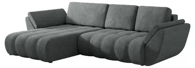 Produktbild von MIRJAN24 Ecksofa Faro L mit Bettkasten und Schlaffunktion, Seite universal, Rückenlehne in Form beweglicher Kissen (Farbe: Lumo 75)