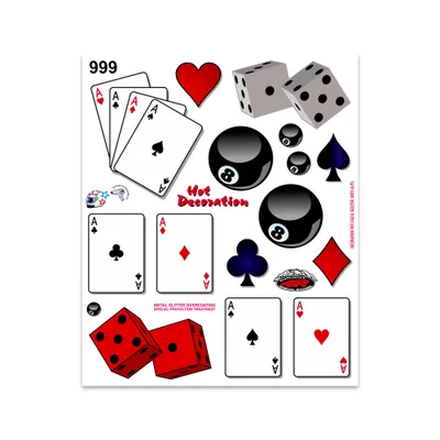 Produktbild von Sticker Karten Würfel 20 x 24 cm