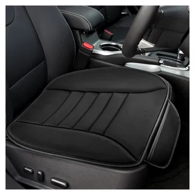 Produktbild von Sitzkissen Auto Vordersitze, Autositzauflage Memory Schaum Autositzkissen, Sitzauflage Auto Sitzauflagen Autositzschoner Orthopädischer Sitzpolster für Autositz, Bürostuhl&Alle Stühle,schwarz