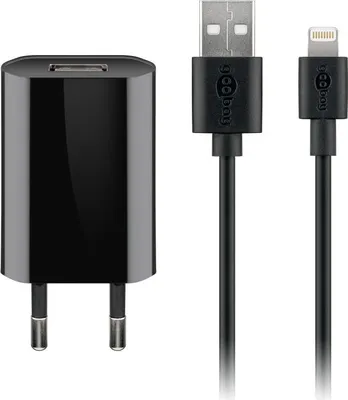 Obrázek produktu pro Goobay 44994, Vnitřní, AC, 5 V, 1 m, Černá