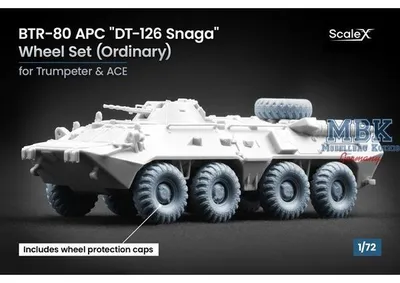 Produktbild von Scale X SCX-WM72014 BTR-80 APC DT-126 Snaga Ordinary wheel set - 1/72