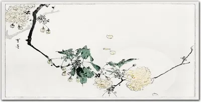 Produktbild von Coloray - Bild aus Glas - 120x60 cm - Küche wanddekoration Dekoration wohnzimmer gehärtetes Glas glasblock mit bild - Zweig Blätter Blumen