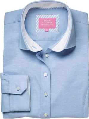 Image de Brook Taverner - "Mirabel" Chemise formelle pour femme PC4690 (46 FR) (Bleu ciel)