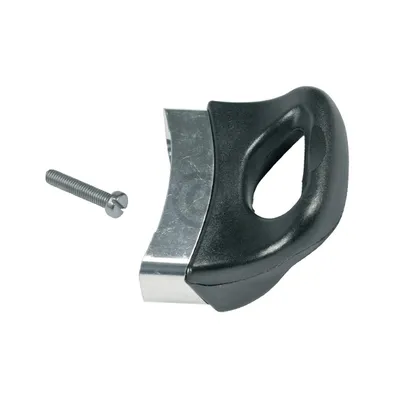 Produktbild von Kochtopfgriff 77x70x45mm Haltegriff schwarz silbern für Kochtopf Pfanne