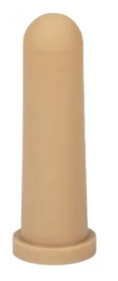 Produktbild von Kälbersauger mit Kreuzlochung, Standard, 100 mm lang, gelb