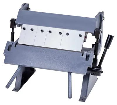 Zdjęcie produktu dla Giętarka VEVOR, ławka składana 305 mm, grubość gięcia stali miękkiej 1 mm, regulacja 0-135 stopni, giętarka do blachy, giętarka obrotowa z 5 palcami, giętarka do blachy do precyzyjnego gięcia