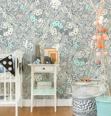 Produktbild von Coloray Fototapete 250x104 cm Latextapete Magicstick - AbstractPastel Heart Pale.