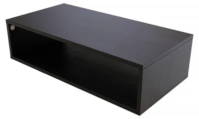 Productafbeelding van Opbergkubus van hout, 100x50 cm - Zwart