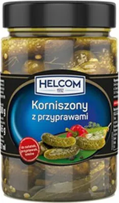 Zdjęcie produktu dla Helcom Korniszony Z Przyprawami 327 Ml
