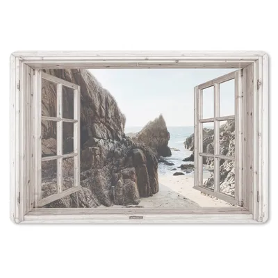 Produktbild von MuchoWow® Mauspad Mousepad Aussicht - Strand - Meer 27x18 cm - Mousepads - Maus Mat - Pad - Mausunterlage - Büroartikel - Desk Matten