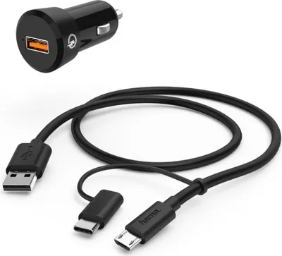 Obrázok produktu pre Hama Qualcomm Quick Charge 3.0, Vnútorný, AC, Čierna
