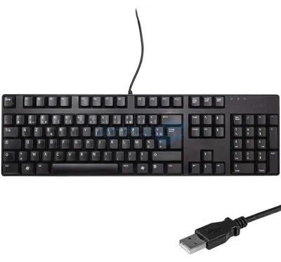 Zdjęcie produktu dla Klawiatura Dell L30u 0n249f, układ francuski (Azerty), USB, przewodowa, do komputerów stacjonarnych i slim