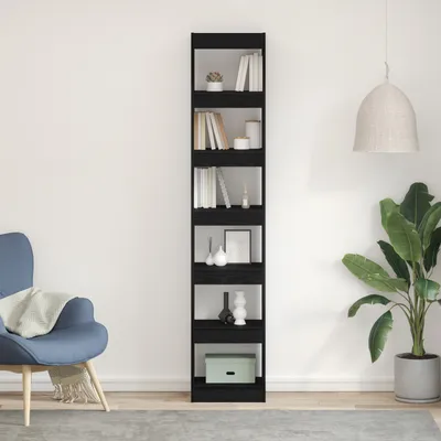 Produktbild von Bücherregal Schwarz Eichen-Optik 40 x 30 x 198 cm Holzwerkstoff