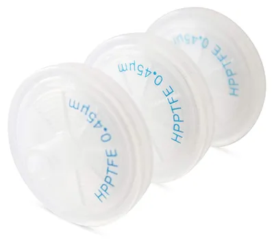 PTFE-Spritzenfilter 25 mm, 0,45 μm, 100 Stück