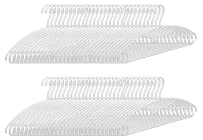 Imagen del producto de Perchas de Plástico Giratorias Blancas Pack 50 COM-FORT HOUSE