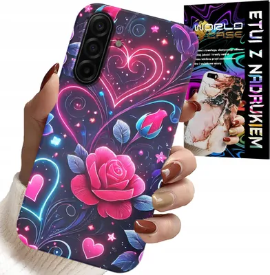 Obrázek produktu pro Etui Do Samsung Galaxy A57 5G - Serce, Róża, Nastoletnie Case + Szkło