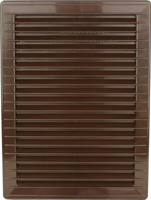Produktbild von Lüftungsgitter Abluftgitter Gitter Insektenschutz Belüftung Entlüftung Lamellengitter Insektenschutz 140 x 210 mm braun