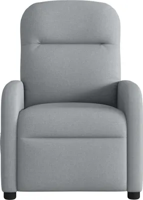 Produktbild von Möbel Fernseh- & Relaxsessel - Grau - CLORIS Relaxsessel Hellgrau Stoff,19.9 Kg - 477919