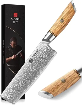 Produktbild von XinZuo - Damast Nakiri Messer - B37 Lan Serie