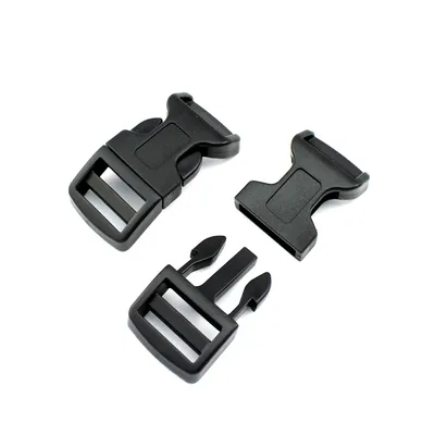 Produktbild von 10 Steckschnallen 25mm gebogen Kunststoffschnalle Steckverschluss Schnalle