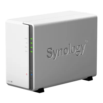 Produktbild von Synology DiskStation DS218j, NAS, Kompakt, Marvell Armada 385, 88F6820, 0,512 GB, DDR3