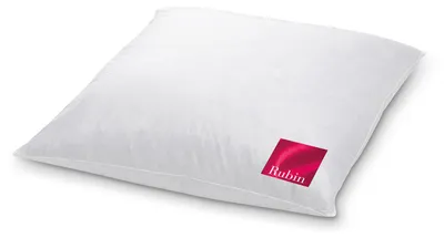 Produktbild von HANSKRUCHEN Rubin Daunenkissen 80x80 cm Allergiker Kopfkissen waschbar 3 Kammern Dauen Kissen weiß - Germany