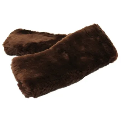 Produktbild von Engel Reitsport Lammfell Bauchgurtschoner (Bagu) 80x15cm Mocca