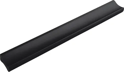 Obrázek produktu pro Vše v jedné úchytce Nábytková úchytka Alto LA 128 mm - plochá úchytka do zásuvky šířka 150 mm - ideální jako úchytka do zásuvky, černý matný hliník