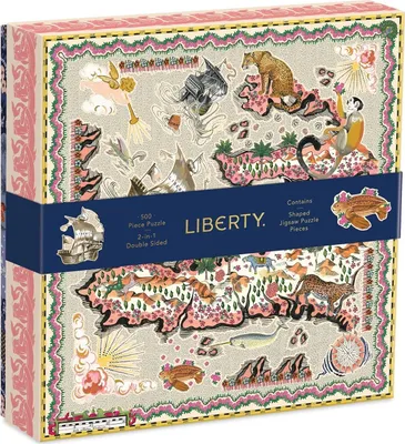 Produktbild von Liberty London Maxine 500 Piece Double Sided Puzzle With Sha