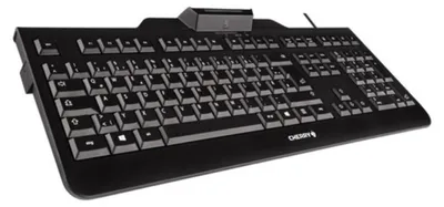 Obrázek produktu pro CHERRY KC 1000 SC, Plná velikost (100 %), Kabel, USB, QWERTZ, Černá