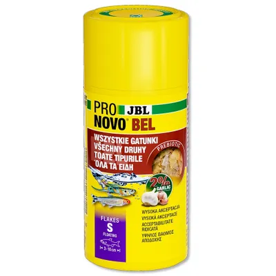 Zdjęcie produktu dla JBL Pronovo Bel Flakes S 100ml - podstawowy pokarm w płatkach dla ryb JBL