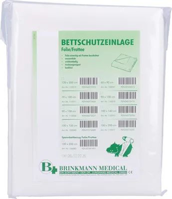 Produktbild von Bettschutzeinlage Folie/Frottee 100x140cm, 1 St