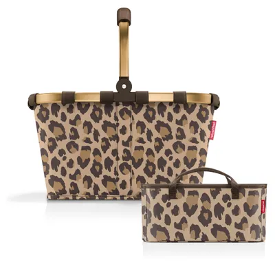 Immagine prodotto di Borsa a cestino per la spesa Reisenthel Carrybag Frame Leo Macchiato BK6047 + Organizer Leo Macchiato
