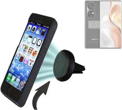 Produktbild von K-S-Trade Kompatibel mit Ulefone Note 17 Pro Auto Handy Halterung KFZ Halter Lüftungsgitterhalterung Air Vent mount Smartphone Halter