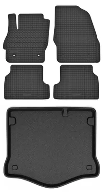 Immagine prodotto di Tappetini gomma SolidTread + bagagliaio per Ford Focus MK2 2005-2011 5 pezzi