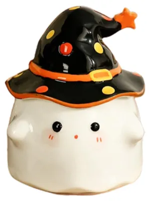 Produktbild von Elzusha – Halloween-Keramiktassen mit Deckel