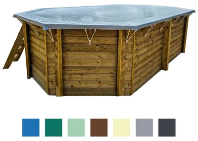 Produktbild von Altanka PLAN310Z, Pool-Winterabdeckung, Überirdischer Pool, Rechteckig, Blau, PVC, BAS7310