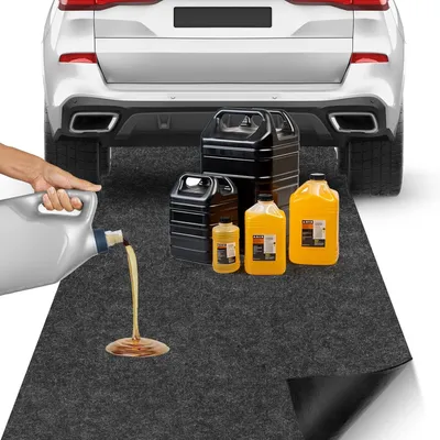 Immagine prodotto di TRANKIELO® - Tappetino assorbente per olio, 100 x 200 cm - Durevole, versatile e resistente all'olio - Ideale per garage e officine