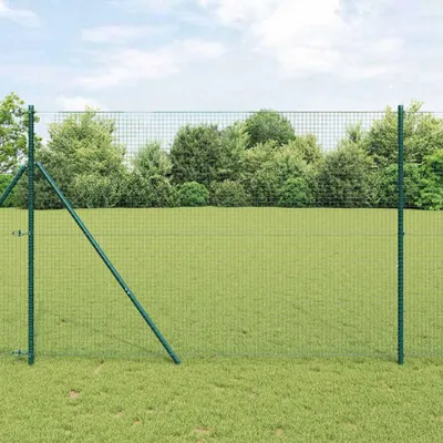 Obrázek produktu pro Maison Exclusive – Svařovaný drátěný plot, ukotvený v zemi, rozměry 10 x 1,5 m, zelená barva