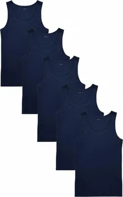 Image de BASIC MAX Débardeur sans manches, lot de 5, bleu foncé, XL Maxte