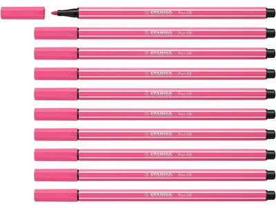 Produktbild von STABILO Premium-Filzstift - Pen 68 - 10er Pack - rosa