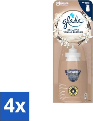 Obrázek produktu pro Glade - Smysl a sprej - Romantický vanilkový květ - 18 ml - hodnotné balení - 4 kusy